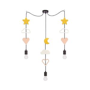 Detský luster na lanku TRIO 3xE27/20W/230V žltá/biela/ružová 33-27542 vyobraziť