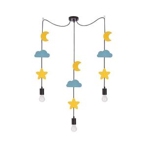 Detský luster TRIO so závesným lankom 3xE27/20W/230V žltá/modrá 33-28471 vyobraziť