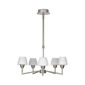 Luster na tyči TOGO 5xG9/40W/230V matný chróm/biela 35-10646 vyobraziť