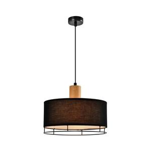 Závesný luster ARDI na lanku, 1xE27/40W/230V, čierna/hnedá 31-38371 vyobraziť