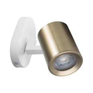 38964 - Nástenné bodové svietidlo LAURIN 1xGU10/10W/230V mosadz/biela 38964 vyobraziť