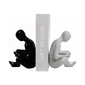 Estilo Home Držiak na knihy 17, 5x13x14 cm čierna/biela 5905623250489 vyobraziť