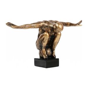 Estilo Home Dekorácia na stôl 25x41x20 cm živica/zlatá patina 5905623250465 vyobraziť