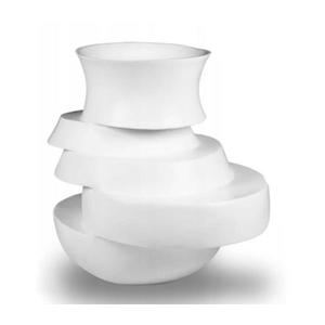 Estilo Home Váza 38x33x36 cm živica/biela 5905623250694 vyobraziť