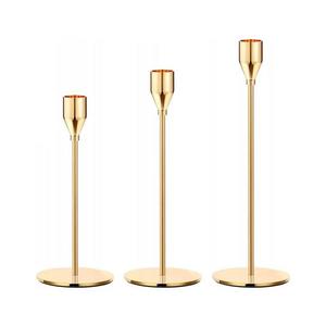 Estilo Home Sada 3× zlatých svietnikov 5905623250816 vyobraziť
