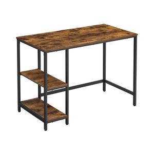 Písací stôl SOLEA hnedá/čierna LWD046B01 vyobraziť