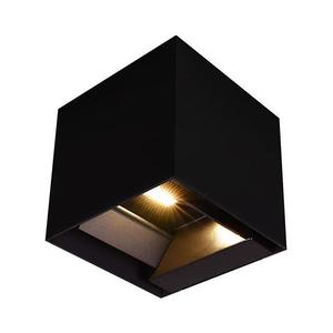 LED solárne nástenné svietidlo senzor LED/9W/3, 7V 3000-5000K IP65 čierne 23770 vyobraziť