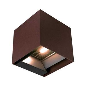 LED solárne nástenné svietidlo senzor LED/9W/3, 7V 3000-5000K IP65 hnedá 23824 vyobraziť