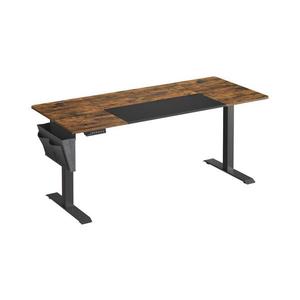 Výškovo nastaviteľný písací stôl SOLEA-X hnedá/čierna LSD026X01V1 vyobraziť