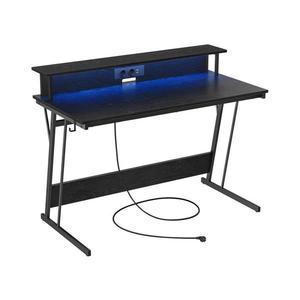 Písací stôl SOLEA-X s podsvietením, čierny LWD192B56 vyobraziť