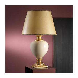 ONLI - Stolná lampa AMADEUS 1xE27/15W/230V 72 cm béžová/zlatá 225/GA vyobraziť
