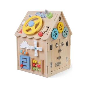 2Kids Toys - Aktivity doska domček béžová 2D98179 vyobraziť
