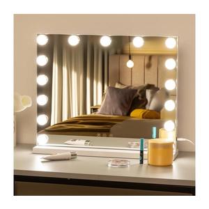 Brilagi - LED stmievateľné make-up zrkadlo HOLLYWOOD LED/15W/230V 3000/4000/6500 FG-M6-WD02-WHT vyobraziť
