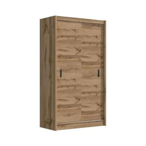 Šatní skriňa SAPHIRA 150x215 cm s posuvnými dverami, dub wotan MULTI 150 wotan vyobraziť