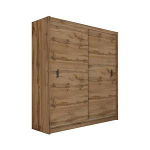Šatní skriňa SAPHIRA 203x215 cm s posuvnými dverami dub wotan MULTI 203 wotan vyobraziť