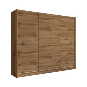 Šatní skriňa SAPHIRA 250x215 cm s posuvnými dverami, dub wotan MULTI 250 wotan vyobraziť