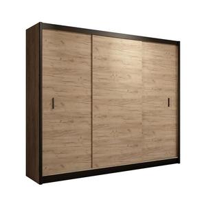 Šatní skriňa SAPHIRA 250x215 cm s posuvnými dverami dub craft MULTI 250 craft vyobraziť