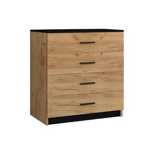 Komoda TIMON dub craft/čierna Komoda 4S Craft/Czarny vyobraziť