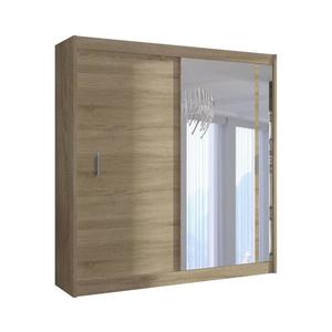Šatní skriňa so zrkadlom SABRINA 180x215 cm dub sonoma OSLO 180 Sonoma vyobraziť