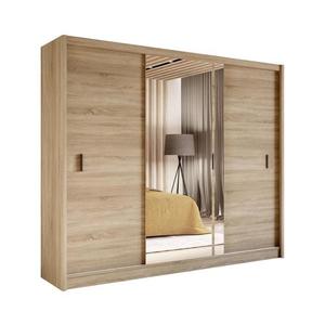 Šatní skriňa so zrkadlom SABRINA 250x215 cm dub sonoma OSLO 250 Sonoma vyobraziť