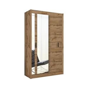 Šatní skriňa so zrkadlom SABRINA 120x215 cm dub woltan OSLO 120 Wotan vyobraziť