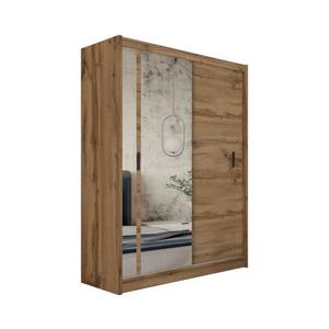 Šatní skriňa so zrkadlom SABRINA 180x215 cm dub woltan OSLO 180 Wotan vyobraziť