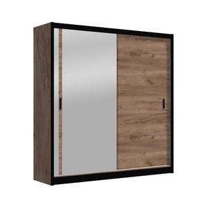Šatní skriňa so zrkadlom SABRINA 203x215 cm dub craft OSLO 203 Craft vyobraziť