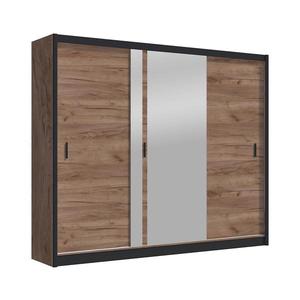 Šatní skriňa so zrkadlom SABRINA 250x215 cm dub craft OSLO 250 Craft vyobraziť