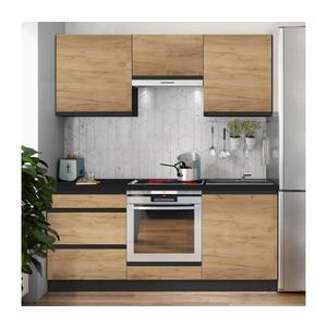 Kuchynská linka MARINA 180 cm dub craft BRICK CRAFT 180 vyobraziť