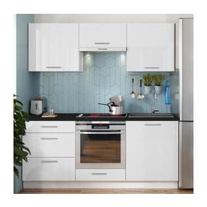 Kuchynská linka CELESTE 180 cm lesklá biela EMILIA 180 Biały HG vyobraziť