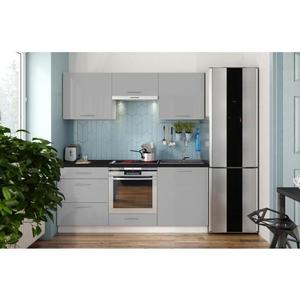 Kuchynská linka CELESTE 180 cm lesklá sivá EMILIA 180 szary HG vyobraziť