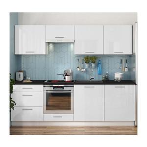 Kuchynská linka CELESTE 240 cm lesklá biela EMILIA 240 Biały HG vyobraziť