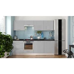 Kuchynská linka CELESTE 240 cm lesklá sivá EMILIA 240 szary HG vyobraziť