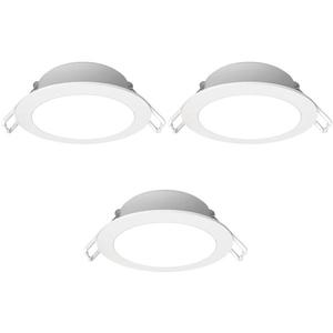 B.V. - SADA 3x LED kúpeľňové podhľadové svietidlo LED/4, 8W/230V IP65 biela B10405QA4 vyobraziť