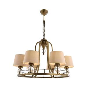 Luster na reťazi NARA 6xE27/40W/230V mosadz 301AUR1113 vyobraziť