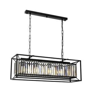 Luster na reťazi PUNE 4xE27/40W/230V čierny 301AUR1149 vyobraziť