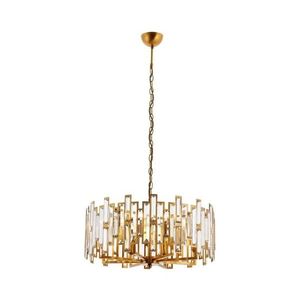 Luster na reťazi CRYSTALLINE 6xE14/40W/230V medený 301AUR1282 vyobraziť