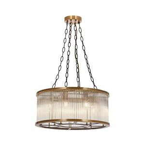 Závesný luster CRYSTALLINE na lanku 8xE27/40W/230V bronzový 301AUR1327 vyobraziť