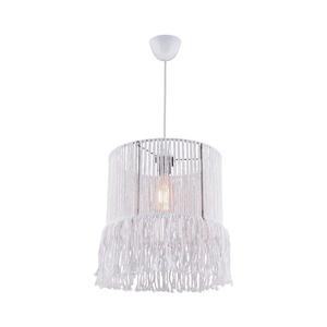 Závesný luster NESS MACRAME na lanku 1xE27/40W/230V biely 390FLH1851 vyobraziť