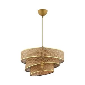 Luster na lanku COUPER 1xE27/60W/230V hnedá/zlatá 390FLH2416 vyobraziť