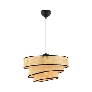 Závesný luster COUPER na lanku 1xE27/60W/230V béžová/čierna 390FLH2418 vyobraziť