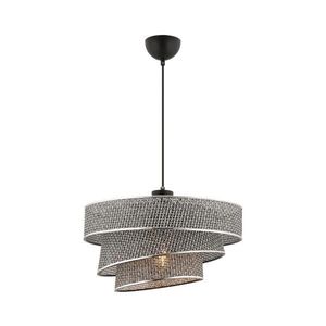 Závesný luster na lanku COUPER 1xE27/60W/230V sivá/lesklý chróm 390FLH2425 vyobraziť