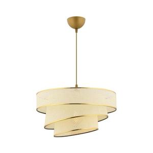 Luster na lanku COUPER 1xE27/60W/230V biela/zlatá 390FLH2428 vyobraziť