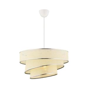 Luster na lanku COUPER 1xE27/60W/230V biela/lesklý chróm 390FLH2429 vyobraziť