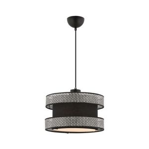 Závesné svietidlo na lanku HALO 1xE27/60W/230V čierna/sivá 390FLH2457 vyobraziť