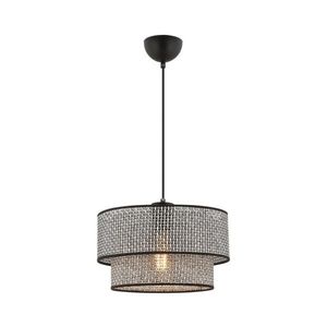 Závesný luster ECHO na lanku 1xE27/60W/230V sivá/čierna 390FLH2505 vyobraziť