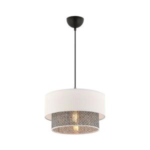 Luster na lanku ECHO 1xE27/60W/230V krémová/šedá 390FLH2509 vyobraziť