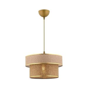 Závesný luster na lanku ERO 1xE27/60W/230V hnedý/zlatý 390FLH2531 vyobraziť