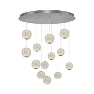 LED luster na lanku CREMONA 13xLED/5W/230V 3000K matný chróm 414LRC1377 vyobraziť