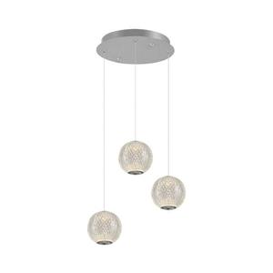 LED luster na lankách CREMONA 3xLED/5W/230V 3000K matný chróm 414LRC1381 vyobraziť